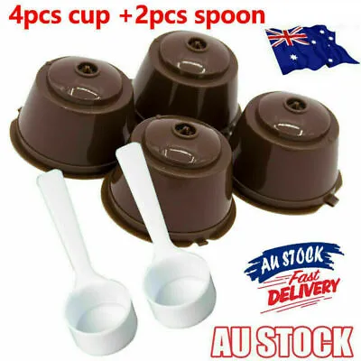 Refillable Coffee Capsule Cup For Dolce Gusto Nescafe Reusable Filter Pod New • $12.96