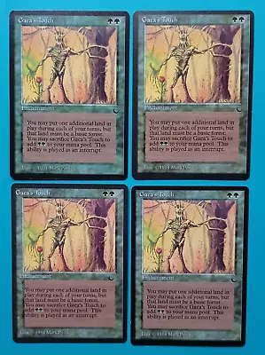 Magic The Gathering MTG The Dark GAEA'S TOUCH  X4 NM C 1994 Vintage Nice!! • $8.99