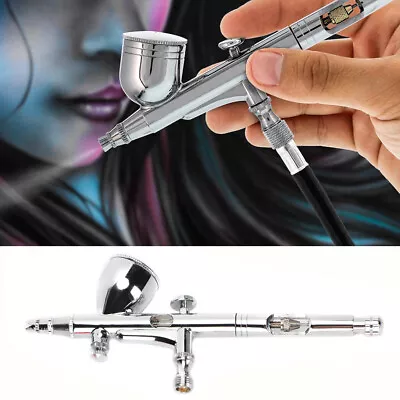 T180T Airbrush Set Paint Art Model Pigment Atomization Double Action Nails FIG • £33.06