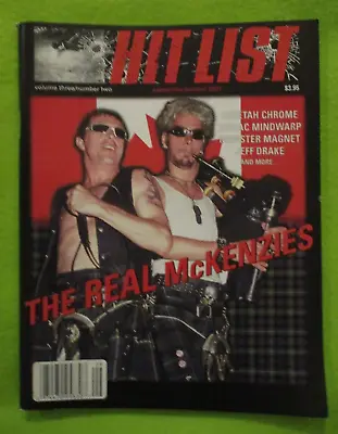 Punk Garage HIT LIST Magazine Vol. 3 #2 2001 REAL MCKENZIES MONSTER MAGNET • $14.99