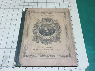 1853 Mitchell's School Atlas - W/ 32 Color Maps - And Tables Nice Shape • $314.10