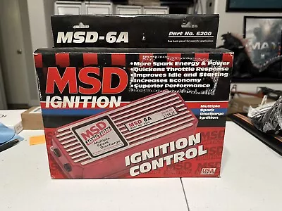 Msd Multiple Spark Discharge 6a 6200 Ignition Control Box Module Super Clean • $199.99