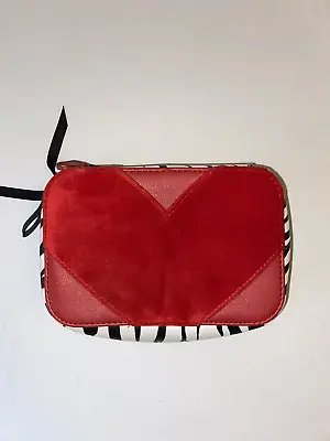 Trish McEvoy Makeup Planner Zebra Print Red Heart Black Bow WITH INSERT • $49.99