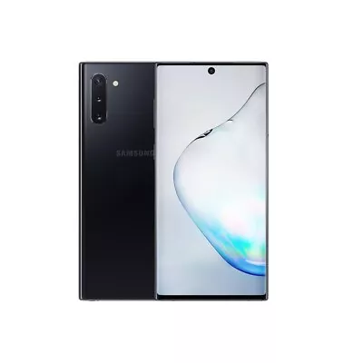 Samsung Galaxy Note 10 SM-N970F/DS 256GB Dual Sim Black Unlocked Mobile Grade B • £149.99