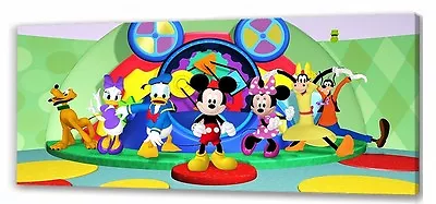 Mickey Mouse Clubhouse Long   Canvas Picture  • £15.99