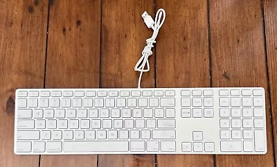 Genuine Apple USB Wired Keyboard A1243 With 10 Key For IMac Mac Mini Mac Pro • $35.99