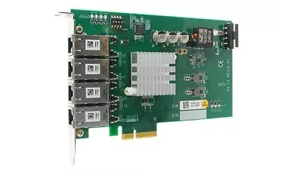 Neousys 4-Port PCIe X4 802.3at PoE Network Adapter PCIe-PoE354at • $99.99