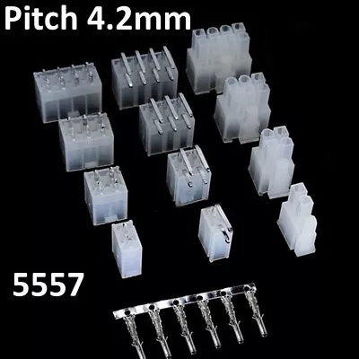 5557 Connectors Pitch 4.2mm Female Crimp Pins Male Housing Plug Pin Headers • $175.75