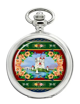 Canal Boat Painting Pocket Watch • $31.10