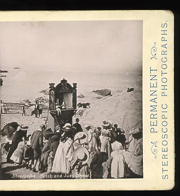 £8 • Buy Stereoview - Punch And Judy Show -  Ilfracombe NORTH DEVON