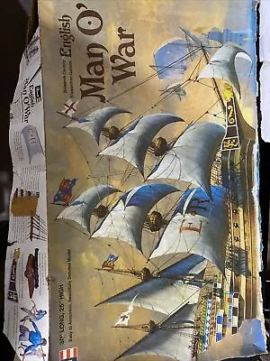 REVELL English Man O’War 30”long 25”high…open Box Unsure What Pieces Are Missing • $35