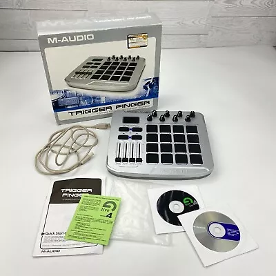 M-AUDIO Trigger Finger USB 16-pad MIDI Drum Control Surface Power Supply TESTED • $94.99