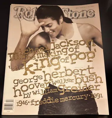 Rolling Stone Magazine Issue # 621 OS: 1-21-1992 Cover: MICHAEL JACKSON • $30