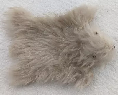 $9.98 • Buy Vintage Dollhouse Faux Polar Bear Skin Rug; White; 4 Inches