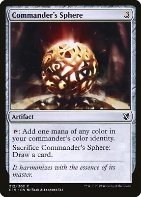 Commander's Sphere [Commander 2019] Magic MTG • $1.30