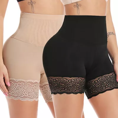 UK Women Anti Chafing Under Dresses Underwear Tummy Control Safety Shorts Shaper • £13.79