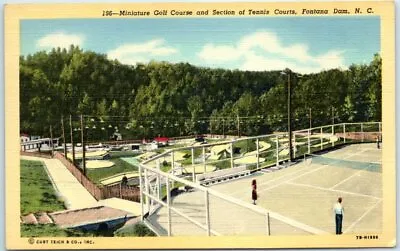 Miniature Golf Course And Section Of Tennis Courts Fontana Dam North Carolina • $3.46