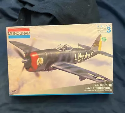 Sealed 1/48 Kit Monogram P-47D Thunderbolt Ace Col. David Schilling's Plane • $28