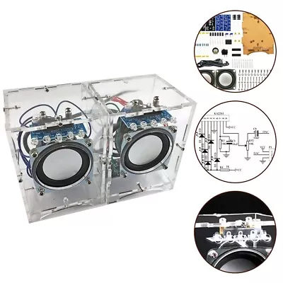 DIY Electronic Kit 3W High Fidelity Mini Speaker Assembly Experience Sound • $40.74
