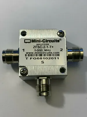 Mini Circuits 1:2 RF Splitter 5-500MHz  • $62