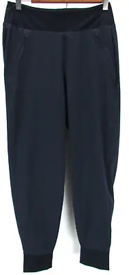 $24.95 • Buy Athleta Lined Soho Jogger Pant Navy Blue SZ 2 Zip Pockets Style 907899