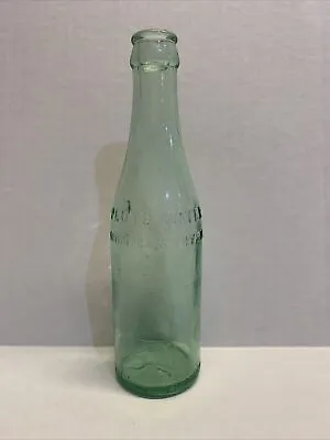 $8 • Buy Vintage Pluto Water American's Physic Glass Bottle - Devil On Bottom