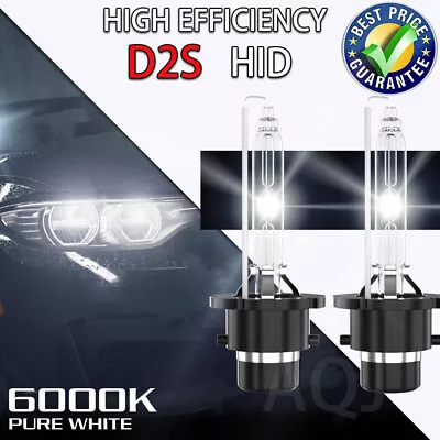 2X D2S D2R LED Headlight Bulb Replace HID Xenon Super White 6000K Conversion Kit • $23.55