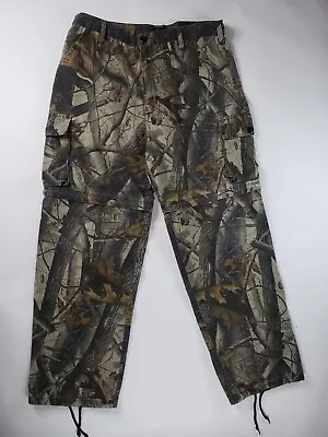 Liberty Camo Pants Mens Large 38 Vintage Realtree Hardwoods Mossy Oak Adjustable • $29.99