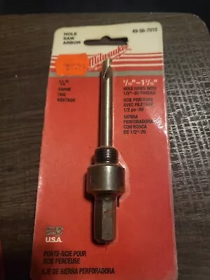 Milwaukee 49-56-7010 3/8  Shank Small Hole Saw Arbor • $12.50