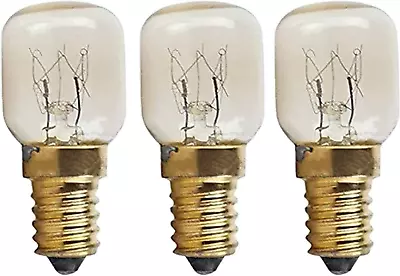 E14 Light Bulb 15W Oven Bulb T22 Microwave Light Bulbs 300℃ High Temperature Mic • $14.70