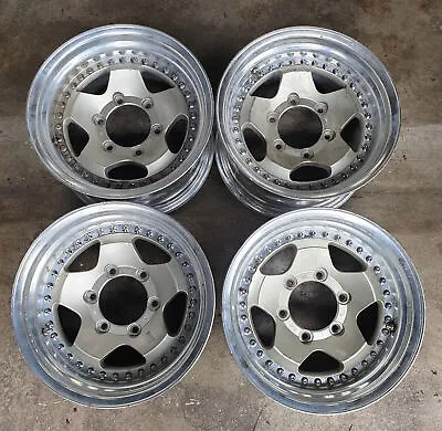 JDM 15  Bridgestone BERG S111 Rims Wheels For Land Cruiser LJ78 Lc90 Bj60 Prado • $1612.03