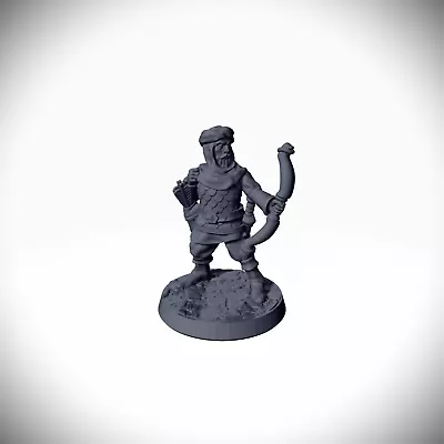 Saracen Archer  - Miniature Mini D&D Dungeons And Dragons RPG Figure Game • $2