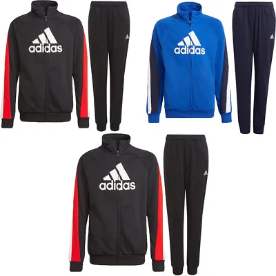 £24.99 • Buy Adidas Boys Full Tracksuit Bottoms Kids Zip Jacket Trousers Track Pants Top