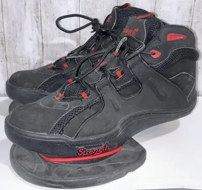 Strength Systems Plyometric Vertical Jump Training Shoes ~Black/Red ~Men US 12.5 • $54.95