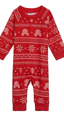 Disney Unisex Baby Mickey Mouse Sleep And Play Pajamas Red 24 Months • $19.99