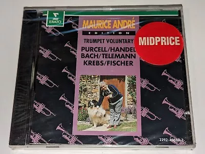 *NEW/SEALED* Maurice Andre  Trumpet Voluntary  CD Purcell/Handel/Bach/Telemann+ • $7.99