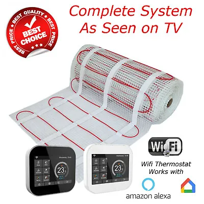 Electric Underfloor Heating Mat Kit 200w Per M2 - Next Day Delivery UK SELLER • £52.90