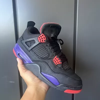 Size 9.5 - Jordan 4 Retro NRG Raptors 2018 Missing Insole • $220