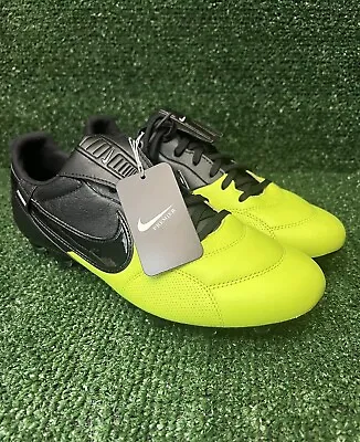 Nike Premier 3 Firm Ground Soccer Cleats Mens 6/Womens 7.5 Black Volt AT5889-009 • $67.99