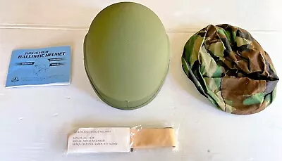 New Unissued Us Military Pasgt W/kevlar Ballistic Combat Helmet (complete)  M-3 • $198