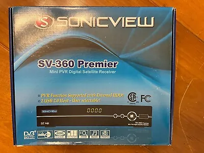 Sonicview SV-360 Premier. Mini PVR Digital Satellite Receiver • $35