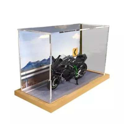 Junway1/18 Display Case Scale Model Car Display Case With Light Scale Cars Pa... • $28.59