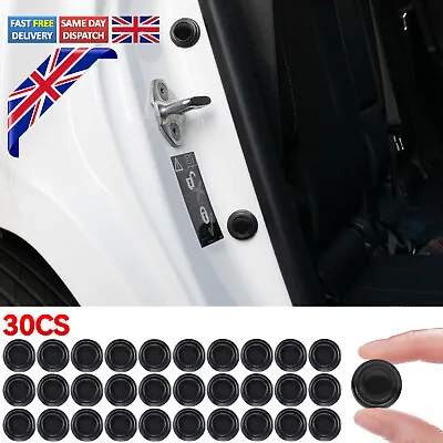 30pcs Car Door Anti-Shock Pad Shock-Absorbing Gasket Silicone Auto Accessories • £5.29