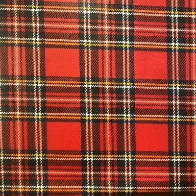 Tartan Oilcloth Tablecloth Easy Wipe Clean Best Quality Oil Cloth Cotton Coated • £14.99