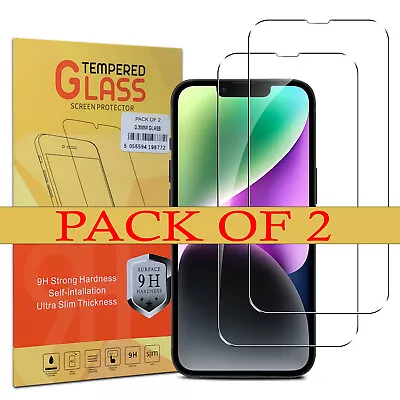 Gorilla Tempered Glass Screen Protector For IPhone 15 14 13 11 Pro XR Max Cover • £2.99