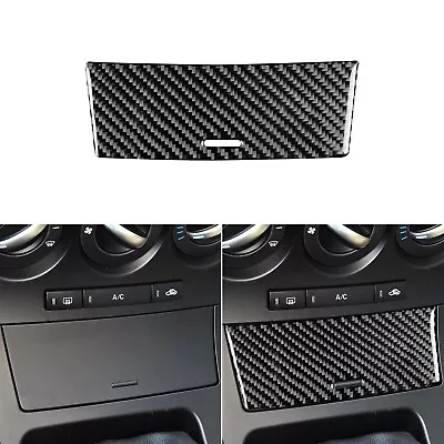 Real Carbon Fiber Console Cigarette Lighter Panel Cover For Mazda 3 Axela 10-13​ • $13.99