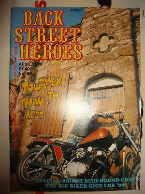 $3.08 • Buy Back Street Heroes 4/89 V8trike Suzuki Gs750 Tribsa T100 Bsa A10 Gsx1100 Panther