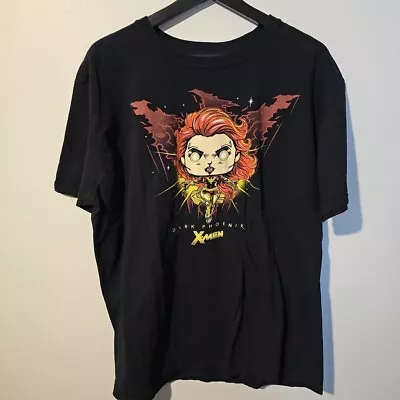 Funko Pop Tees X-Men The Dark Phoenix Black Size XL Short Sleeve Shirt • $13.50