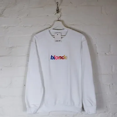 Blonde Nascar Odd Future White Sweatshirt S *CLEARANCE* • £15