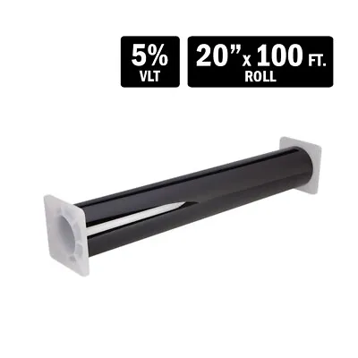 $59.99 • Buy Tview T2BK0520 2 Ply 5% VLT Window Tint - 20″ X 100 Ft. Film Roll